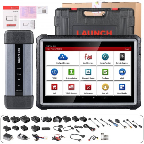 Launch X431 PRO 5 PRO5 with X431 X-Prog 3 GIII Immobilizer & Key Programmer and X431 MCU3 Adapter