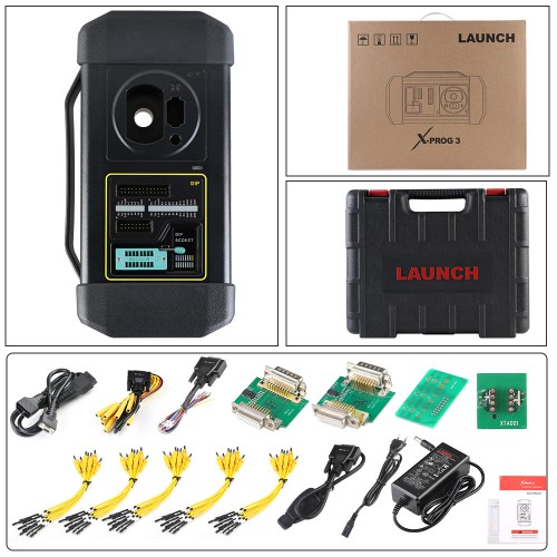 Launch X431 PRO 5 PRO5 with X431 X-Prog 3 GIII Immobilizer & Key Programmer and X431 MCU3 Adapter