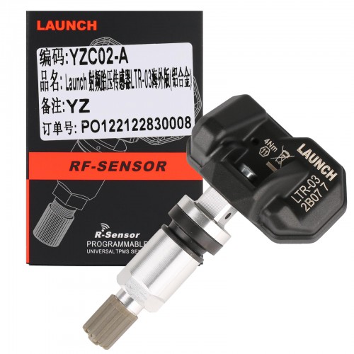 4PCS LAUNCH LTR-03 RF Sensor RF-Sensor 315MHz & 433MHz TPMS Sensor Tool (Metal)