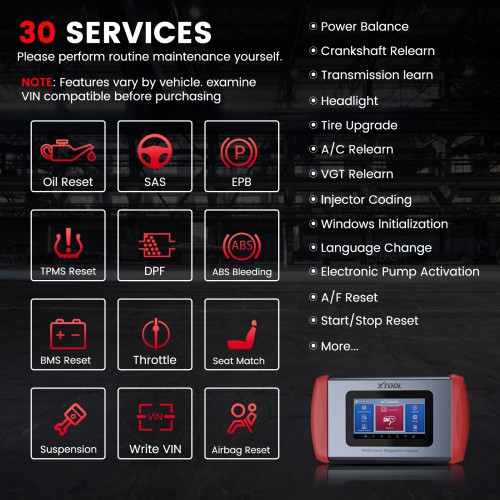 XTOOL Inplus IP608 OBD2 Scanner Diagnostic Tool Android 10 With CAN FD, 30+ Services, All System Scan Tool, ABS Bleeding Free Update Online