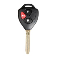 XHORSE XKTO04EN Wire Remote Key Toyota Style 3 Buttons for VVDI VVDI2 Key Tool English Version 5pcs/ lot