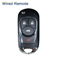 Xhorse XKBU02EN Wire Flip Remote Key Buick 4 Buttons for VVDI Key Tool English Version 5pcs/ lot