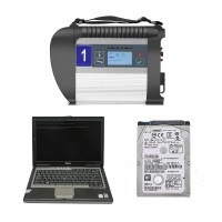 [Free Shipping] V2021.12 V12/2021 MB Star MB SD C4 Plus Diagnosis for Mercedes Benz With DELL D630 4GB Laptop and Software HDD