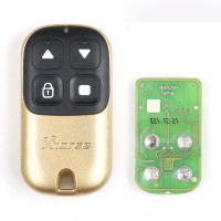 XHORSE XKXH05EN VVDI Universal Caibei ( gold )  Garage Door Remote Key