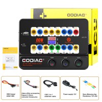 GODIAG GT100+ New Generation OBDII Detector Break Out Box ECU Connector with Electronic Current Display and CANBUS Protocol