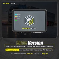 Original ALIENTECH KESS3 Slave Truck OBD + Truck BOOT BENCH Protocols Activation