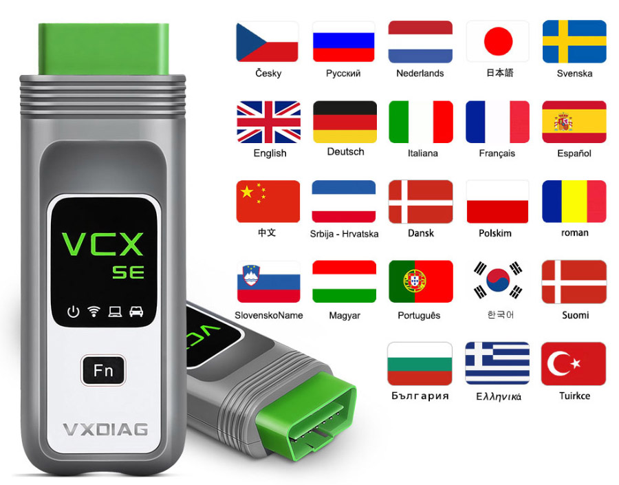 VCX SE Benz Xentry software Support Multi-language