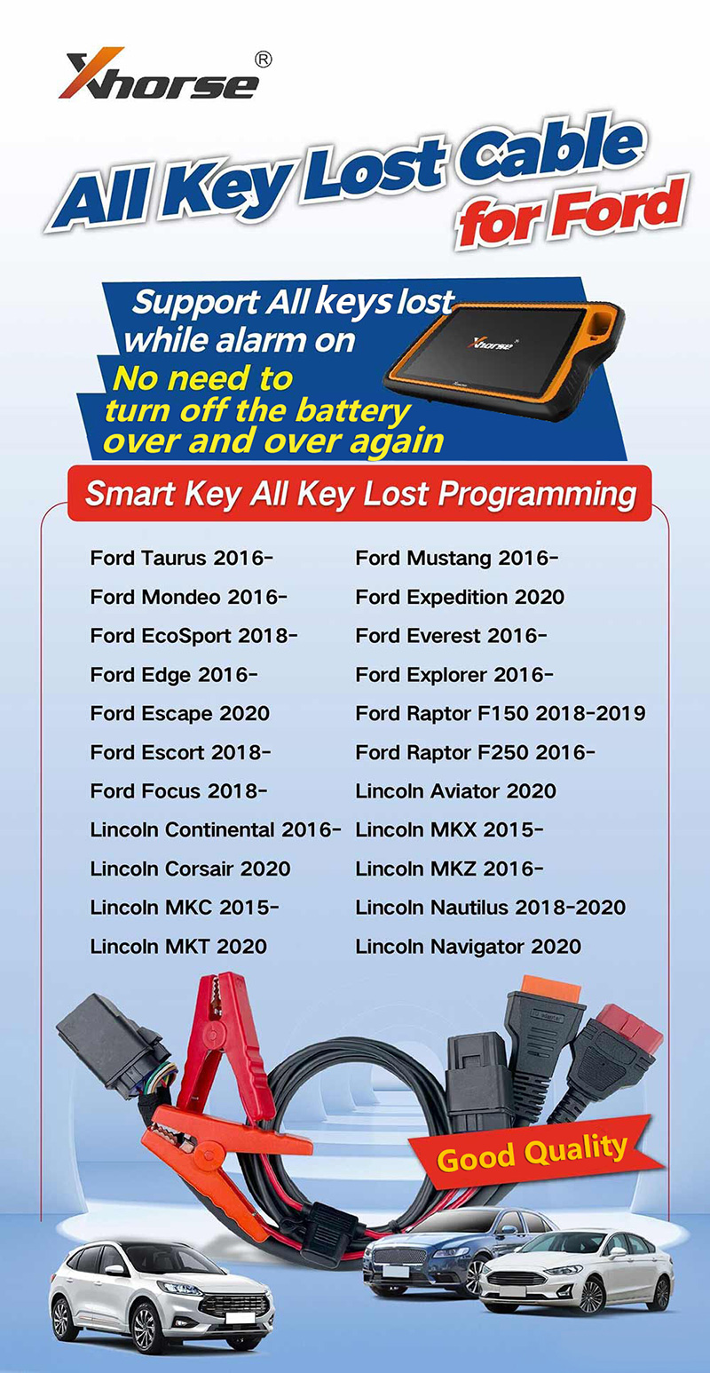Smart Key All Key Lost Programming for ford
