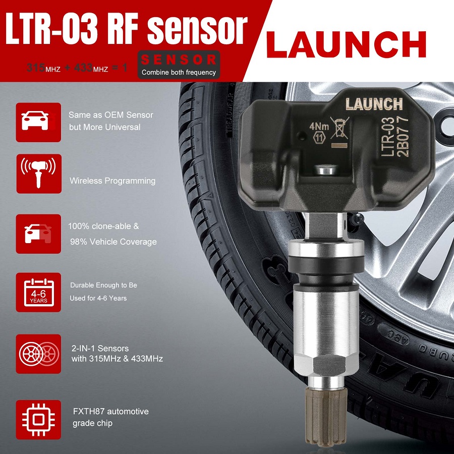 LAUNCH LTR-03 RF Sensor TPMS Tool
