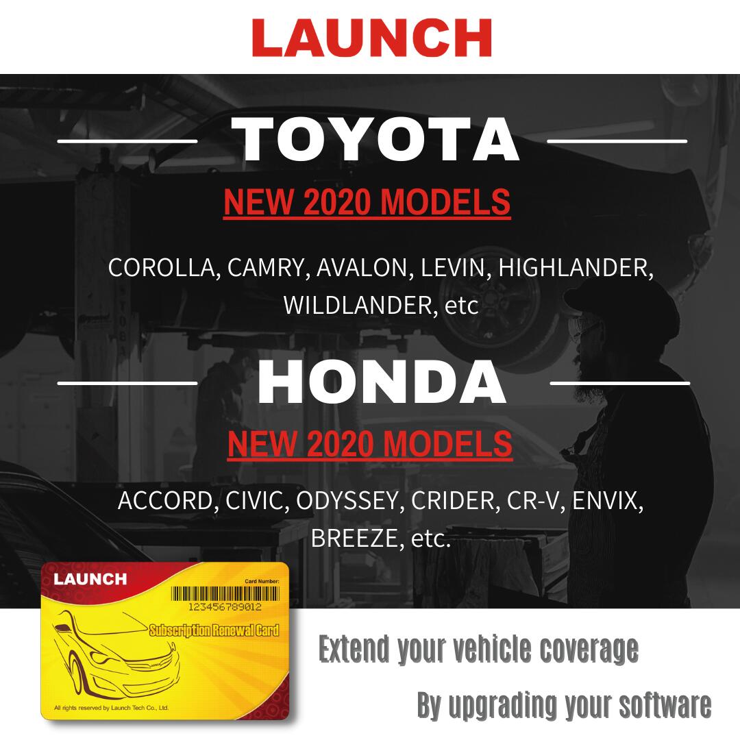 Launch support upgrade for Japanese cars