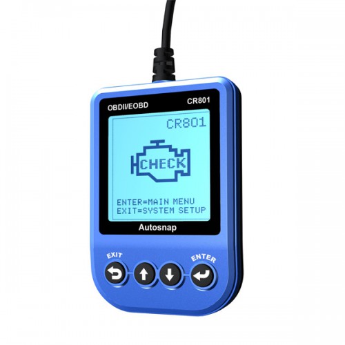 CR801 OBDII/EOBD Code Reader Blue