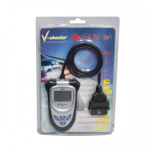 V-CHECKER V101 OBD2 Code Reader Without CAN BUS English Version