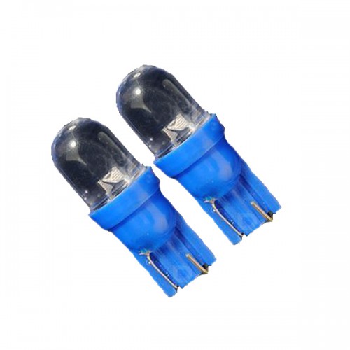 10 X T10 168 194 501 Blue LED Side Car Light Wedge Bulb