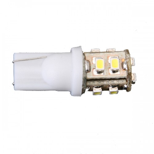 T10 168 194 Car White 10 LED SMD Light Bulb Lamp 12V 2pcs/lot