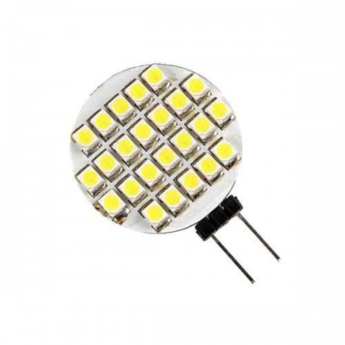 Warm White G4 24 SMD LED Lamp Light Car Bulb 12V AC