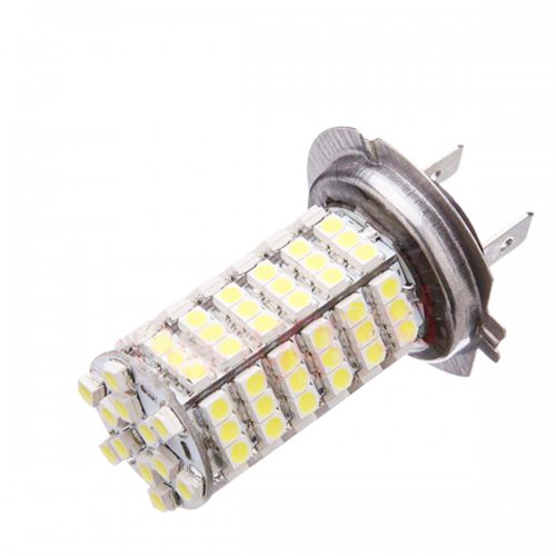 H7 120 LED 3528 SMD Xenon White Car Fog Headlight Head Light Lamp Bulb DC 12V 2pcs/lot