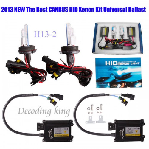 55W CANBUS XENON FULL HID CONVERSION KIT AC Works with all cars Updated version black