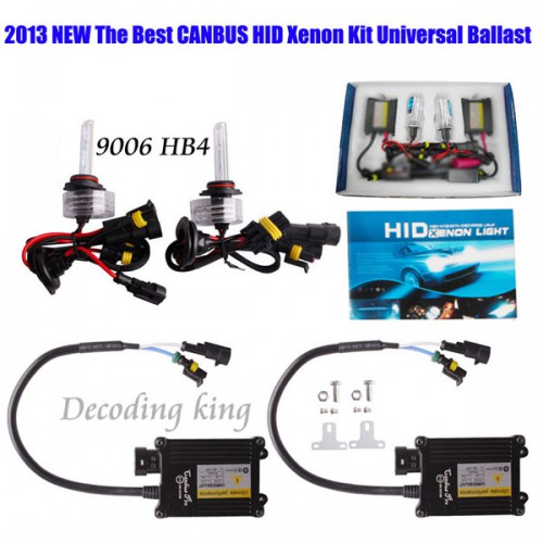 55W CANBUS XENON FULL HID CONVERSION KIT AC Works with all cars Updated version black