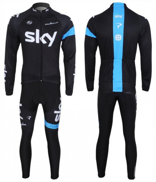 2014 Men's Autumn Winter Cycling jersey long sleeves with trousers Breathable garment