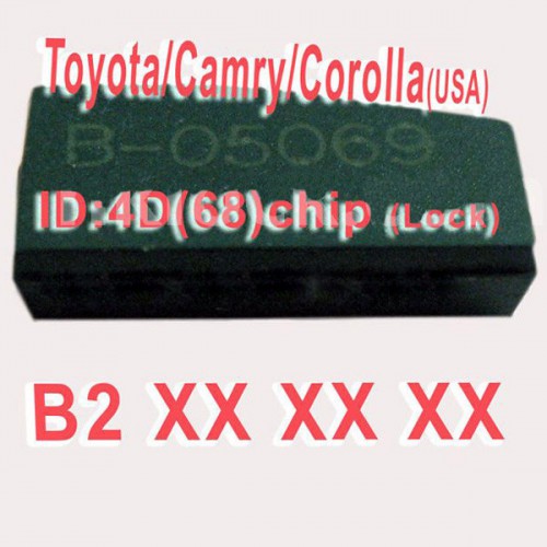 4D (68) Duplicabel Chip B2XXX for Toyota/Camry/Corolla 5pcs/lot