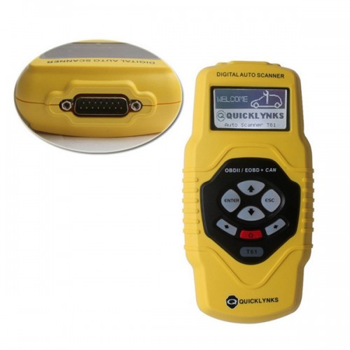 QUICKLYNKS CAN OBD2/EOBD Code scanner T61 (multilingual,updatable)