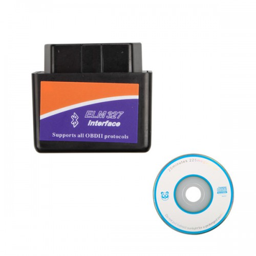 wireless MINI ELM327 Bluetooth OBD2 V1.5 (black) V2.1