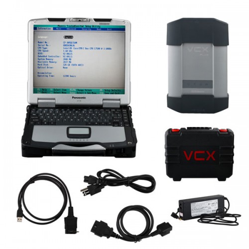 Original AllScanner VCX-PLUS MULTI (Piws2 Tester V17.5+LAND ROVER JLR V139) with CF30 Laptop
