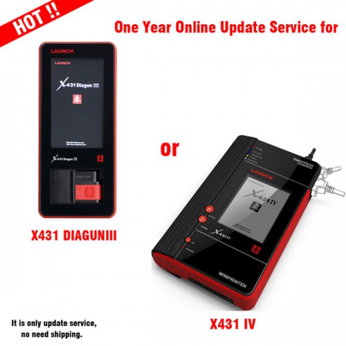 Launch X431 Diagun iii/IV one year update service