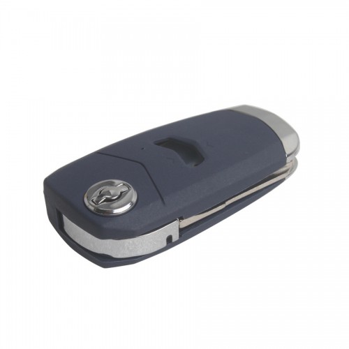 Flip remote key shell 1 button blue color Internal slotting for Fiat 5pcs/lot