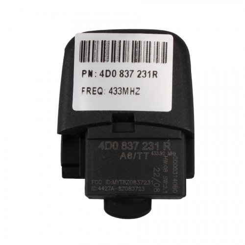 3 Button 4DO 837 231 R 433.92Mhz For AUDI of Europe South America
