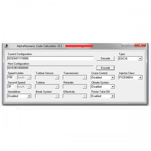 ALPHANUMERIC CODE CALCULATOR for IVECO Work on Win XP/Vista/7 no need shipment