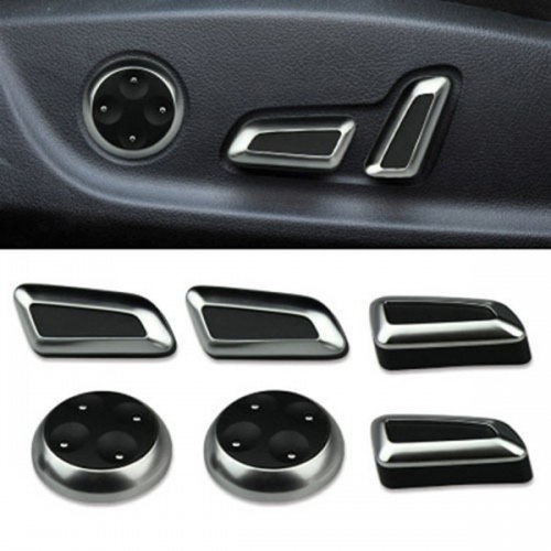 Chrome Car Seat Adjustment Switch Control Adjuster for VW AUDI A6 A3 TT A4 A6L A7 Q5 Q3 A5 A4L Free Shipping