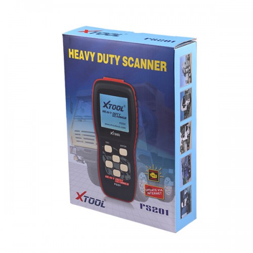 100% Original XTOOL PS201 Heavy Duty CAN OBDII Code Reader