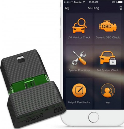 Original Launch EZ-diag M-Diag Lite Plus for iOS Android Built-in Bluetooth OBDII with Free Car Software (Choose SC219/SC219-1)