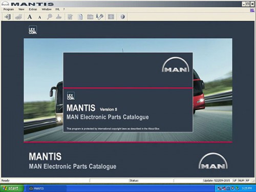 Man (Mantis) 2015 Workshop Info System catalogues Software Version: 5.9.1.85