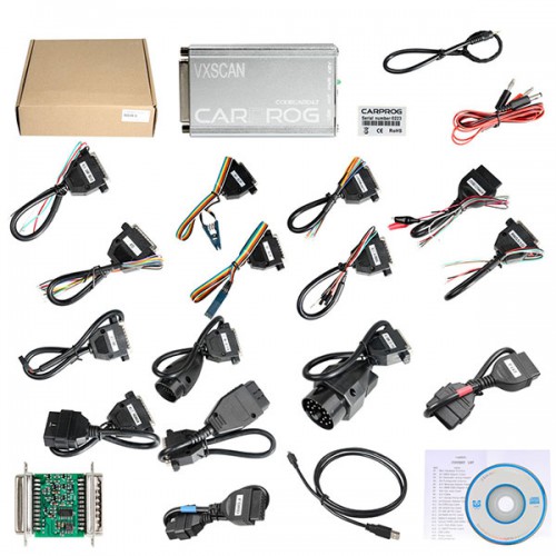 V10.93 CARPROG FULL V8.21 Firmware Perfect Online Version with All 21 Adapters Including Much More Authorization