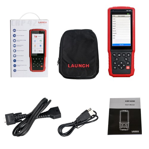 Original LAUNCH X431 CRP429C CRP 429C 4 Systems Diagnostic Scan Tool for Engine / ABS / Airbag / AT +11 Special Service Functions