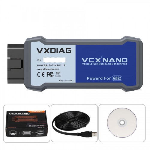 [UK/EU Ship] Latest Version VXDIAG VCX NANO for GM/ OPEL GDS2 Tech2Win Diagnostic Tool