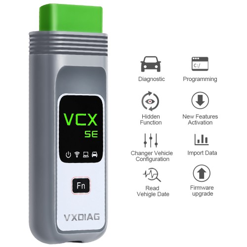 VXDIAG VCX SE for BMW WIFI OBD2 Diagnostic Tool Supports ECU Programming Online Coding With V2021.12 Software 500GB HDD