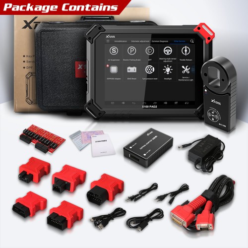 Original Xtool X-100 X100 PAD2 Pro Key Programmer Full Configuration with KC100 Support Special Functions and VW 4th & 5th IMMO