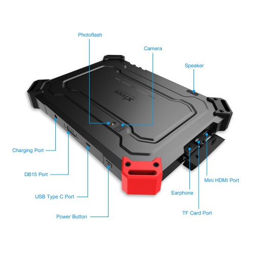 Original Xtool X-100 X100 PAD2 Pro Key Programmer Full Configuration with KC100 Support Special Functions and VW 4th & 5th IMMO