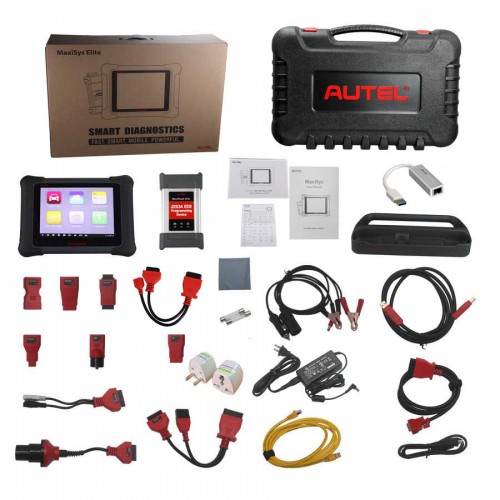AUTEL MaxiSys Elite with J2534 ECU Preprogramming Box Hardware speed is twice faster than 908P (Choose SP331-B)