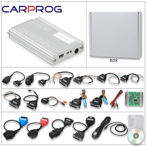 Latest V10.93 CARPROG FULL V8.21 Firmware Perfect Online Version with All 21 Adapters