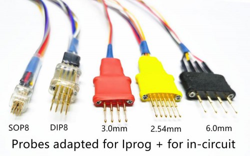 Latest V87 Iprog+ Iprog Pro With 7 Adapters and Probes Adapters