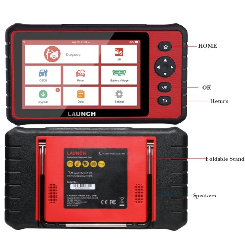 LAUNCH X431 LAUNCH CRP909 CRP 909 All Systems OBD2 Car Diagnostic Scanner With 15 Special Function