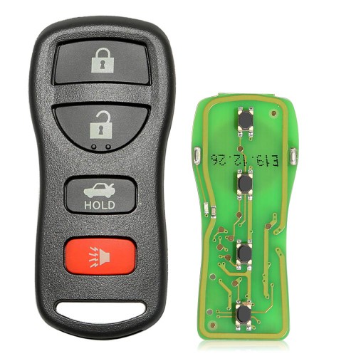 Xhorse XKNI00EN Universal Wired Remote Key 3+1/ 4 Buttons for Nissan Type for VVDI Mini Key Tool