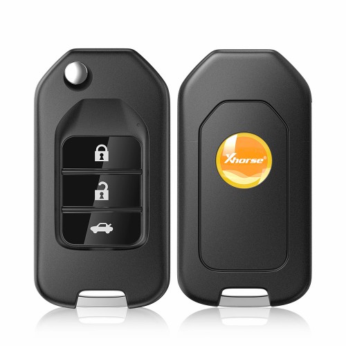 XHORSE XNHO00EN Wireless Remote Key Fob 3 Buttons for Honda VVDI Key Tool English Version 5pcs/ lot