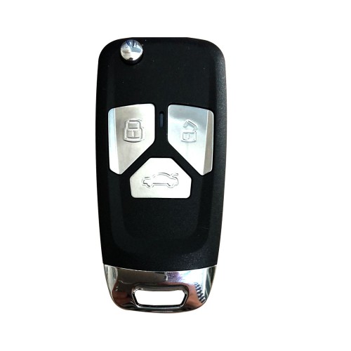 XHORSE XKAU01EN 3 Button VVDI Universal Flip Remote Key Wired for AUDI TYPE