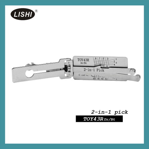 Genuine LISHI TOY43R 2 in 1 auto pick and decoder