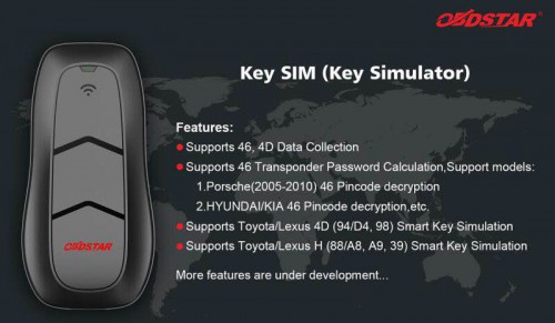 OBDSTAR Key Sim 5 In 1 Key Simulator for X300 DP Plus and X300 Pro4